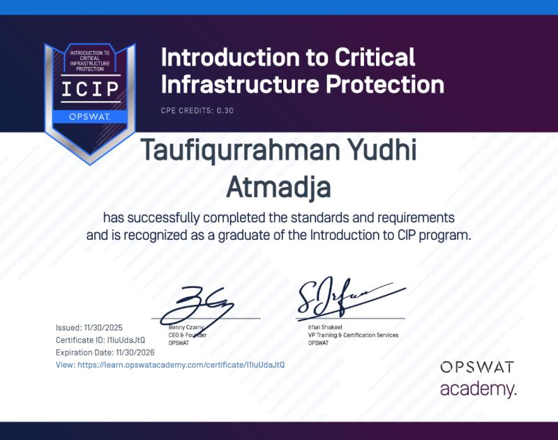 Introduction to Critical Infrastructure Protection